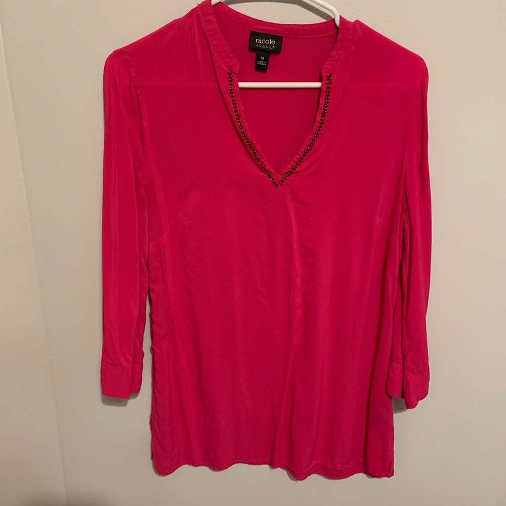 Nicole V-neck Blouse